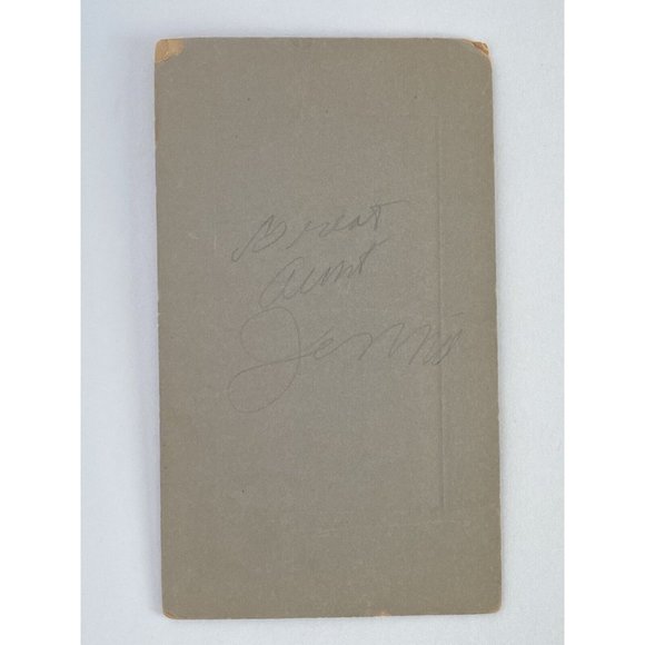 c1900 Cabinet Card Woman Hat Overcoat Portrait Photo W A Keagey Duncannon PA - Picture 4 of 6